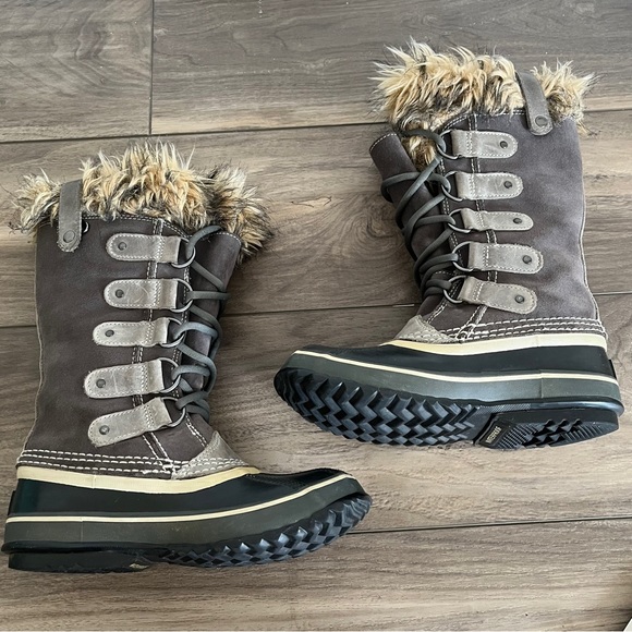 Sorel Joan Of Arctic Women’s Snow Boots Size 5, Waterproof Leather Boots - Picture 5 of 10